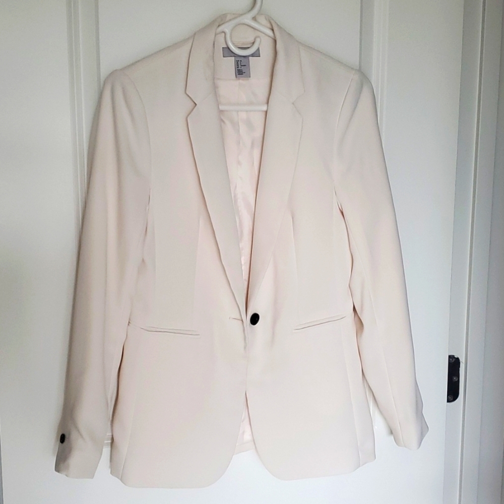 Cream White Blazer